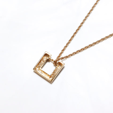 克里斯蒂安·迪奥（Christian Dior）套装水钻耳环项链项链金色