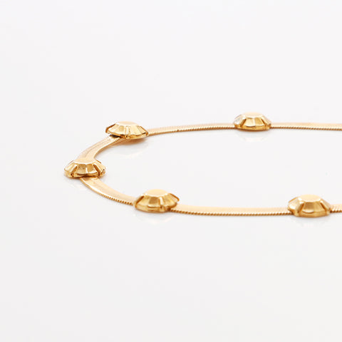 Christian Dior Collier chaîne vintage or WS9338