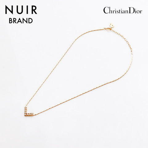 Christian Dior Rhinestone V Mark Collier Vintage Gold WS9342