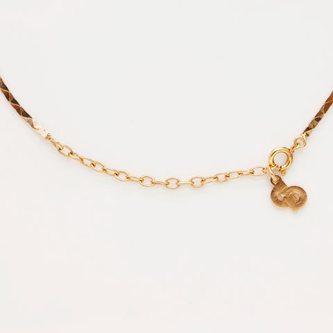 基督教Dior Rhinestone v Mark Vintage项链Gold WS9342