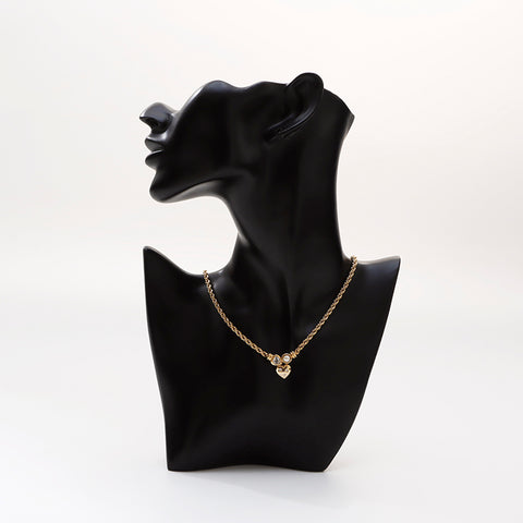 克里斯蒂安·迪奥（Christian Dior）复古心水钻项链金WS9369