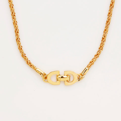 克里斯蒂安·迪奥（Christian Dior）老式项链金色WS9378