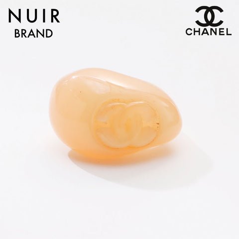 シャネル CHANEL 01P アクリル ニュアンス ココマーク 13号 リング・指輪 ピンク WS9387