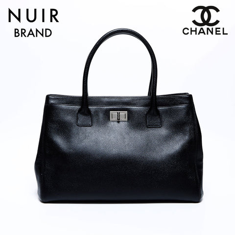 シャネル CHANEL 10番台 2.55 キャビアスキン エグゼクティブ トートバッグ ブラック WS9410 – NUIR VINTAGE