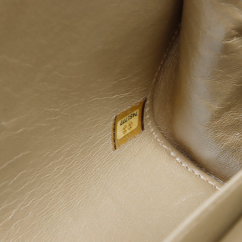 CHANEL 7. Serie 2.55 Matelasse Chain Umhängetasche Gold WS9412