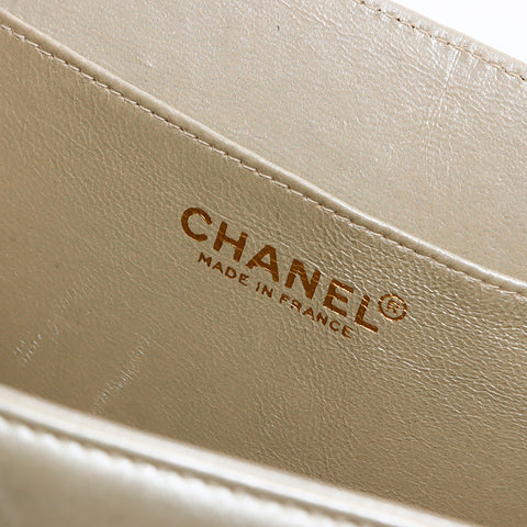 シャネル CHANEL 7番台 2.55 マトラッセ チェーン ショルダーバッグ ゴールド WS9412