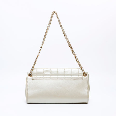 CHANEL 7. Serie 2.55 Matelasse Chain Umhängetasche Gold WS9412