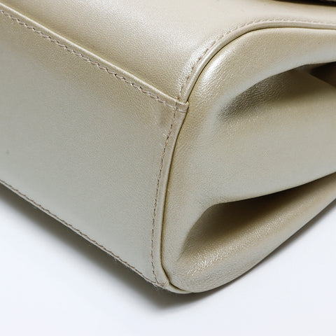 CHANEL 7. Serie 2.55 Matelasse Chain Umhängetasche Gold WS9412