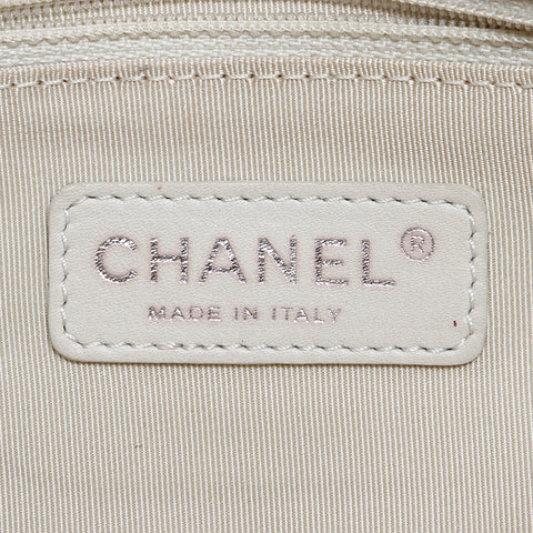 シャネル CHANEL 14番台 編み込み マトラッセ ショルダーバッグ ベージュ WS9413