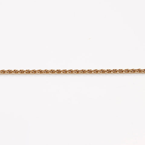 Christian Dior Vintage CD Logo Rhinestone Necklace gold WS9459