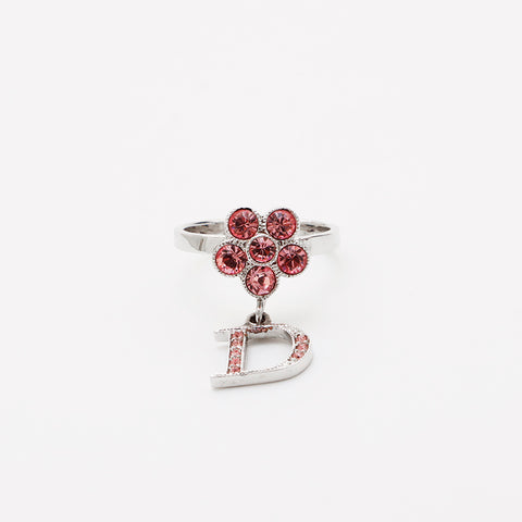Christian Dior Vintage -Strassgröße 9 Ring Silber WS9462