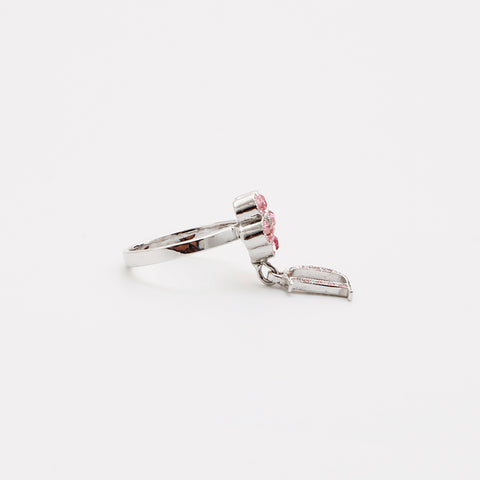 Christian Dior Vintage -Strassgröße 9 Ring Silber WS9462