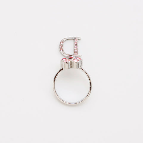 Christian Dior Vintage -Strassgröße 9 Ring Silber WS9462