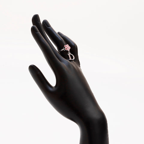 Christian Dior Vintage -Strassgröße 9 Ring Silber WS9462