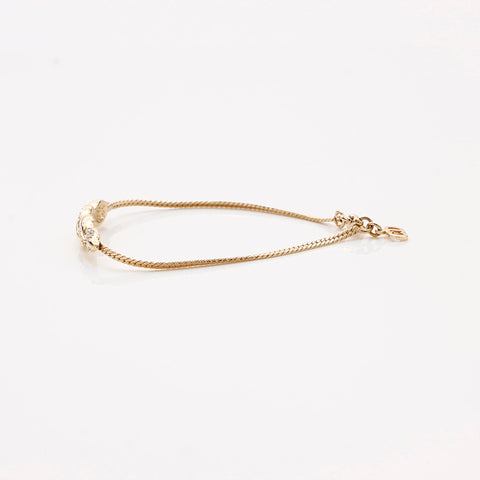 Christian Dior Vintage rhinestones bracelet gold WS9467