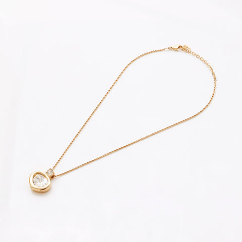 基督教Dior复古水钻项链，金WS9476