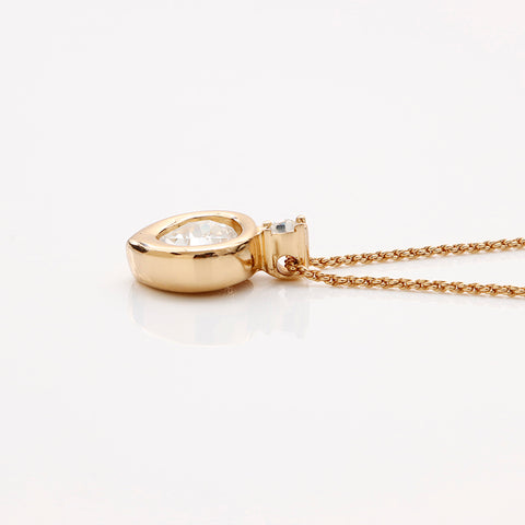 基督教Dior复古水钻项链，金WS9476