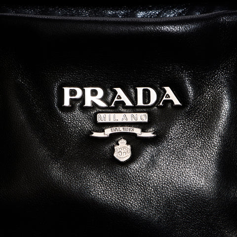 プラダ PRADA 2WAY ショルダー ハンドバッグ ブラック WS9486