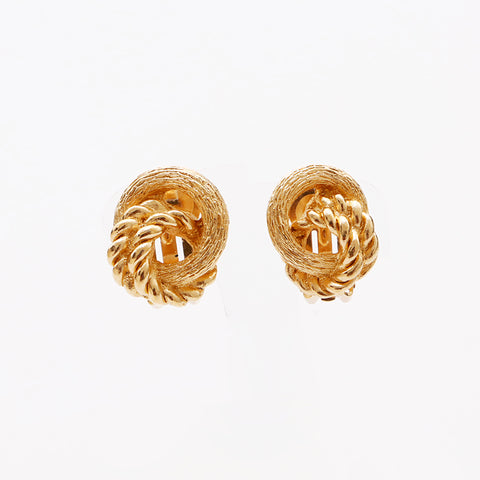 Christian Dior vintage Boucles d'oreilles Gold WS9493
