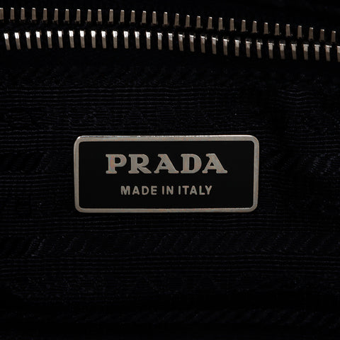 プラダ PRADA レザー 三角ロゴタグ  トートバッグ ブラック WS9496