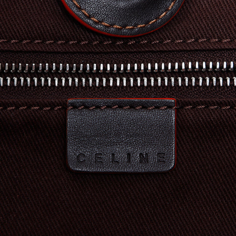 Celine Macadam徽标手提袋棕色WS9501