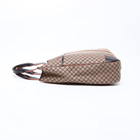 Celine Macadam徽标手提袋棕色WS9501