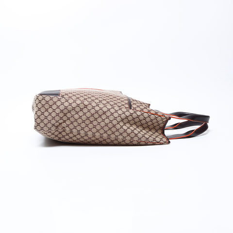Celine Macadam徽标手提袋棕色WS9501