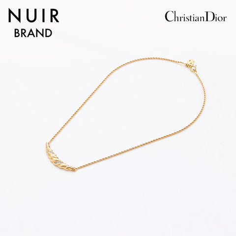 克里斯蒂安·迪奥（Christian Dior）老式水钻项链金WS9518
