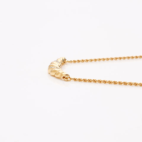 克里斯蒂安·迪奥（Christian Dior）老式水钻项链金WS9518