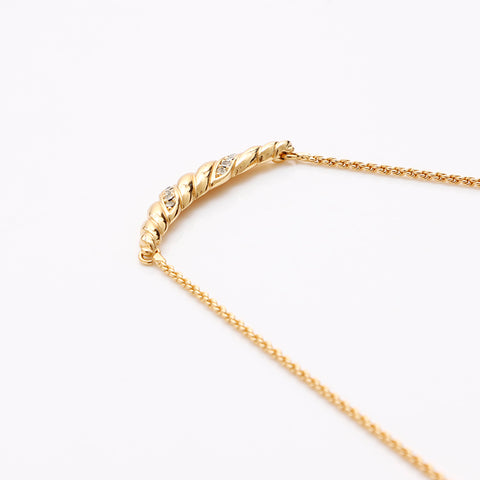 Christian Dior vintage Collier de strass Gold WS9518