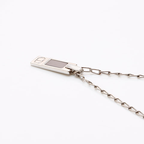 基督教Dior CD徽标复古项链银WS9520