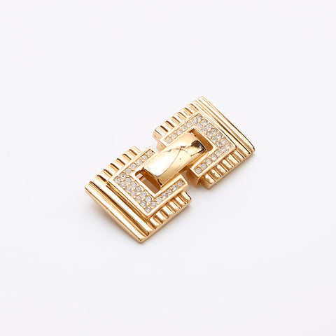 Christian Dior Vintage rhinestones Brooch gold WS9521