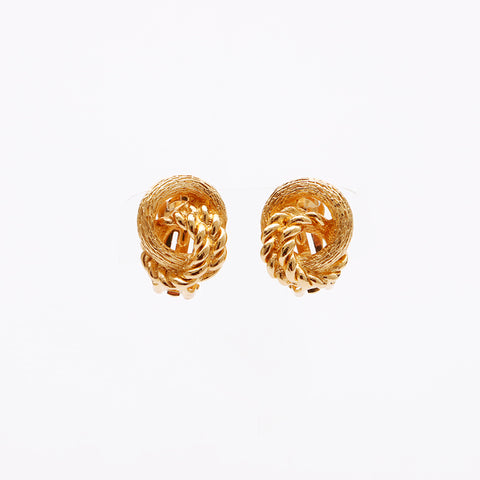 Boucles d'oreilles vintage chrétiennes Gold WS9523