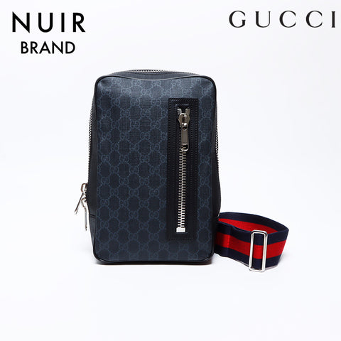 グッチ GUCCI GGスプリーム ショルダーバッグ ブラック WS9527