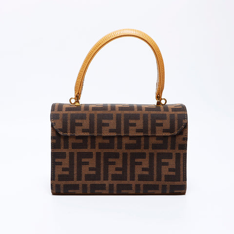 フェンディ FENDI ズッカ 2Way ショルダーバッグ ブラウン WS9528 – NUIR VINTAGE