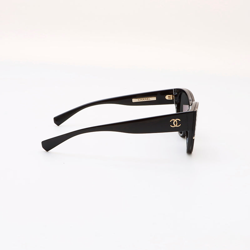 Chanel Coco Mark Sunglasses Black WS9556 – NUIR VINTAGE