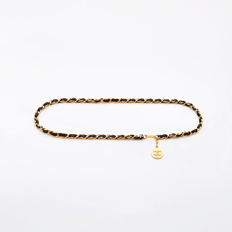 シャネル CHANEL チェーンベルト 1982 ココマーク ベルト ゴールド