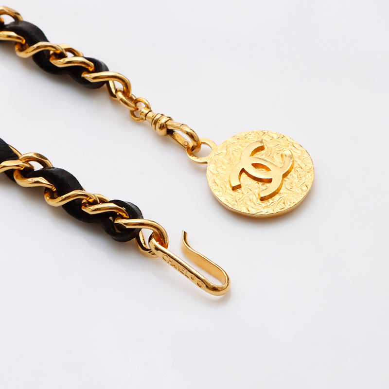 シャネル CHANEL チェーンベルト 1982 ココマーク ベルト ゴールド