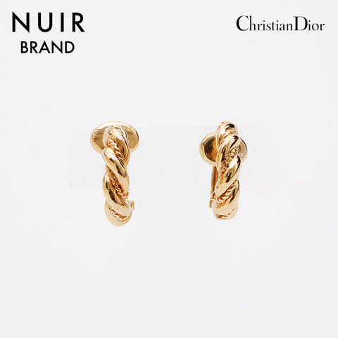 克里斯蒂安·迪奥（Christian Dior）复古耳环金黄金WS9587