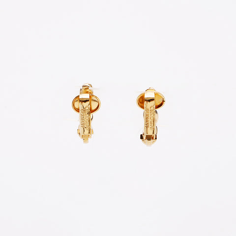 克里斯蒂安·迪奥（Christian Dior）复古耳环金黄金WS9587