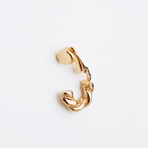 克里斯蒂安·迪奥（Christian Dior）复古耳环金黄金WS9587
