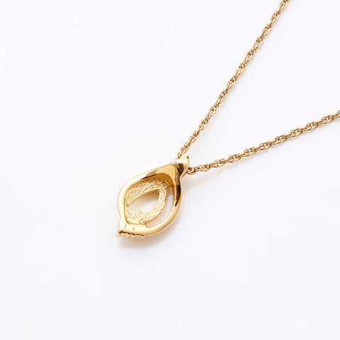 基督教Dior复古水钻项链金WS9589