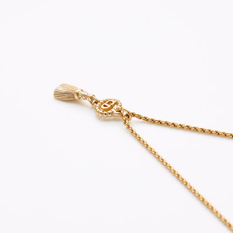 基督教Dior老式CD徽标项链金WS9592