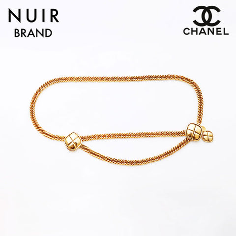 CHANEL 1981-1985 belt gold WS9595