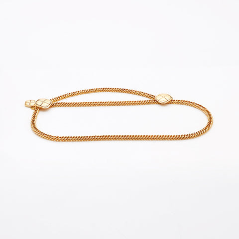 CHANEL 1981-1985 belt gold WS9595