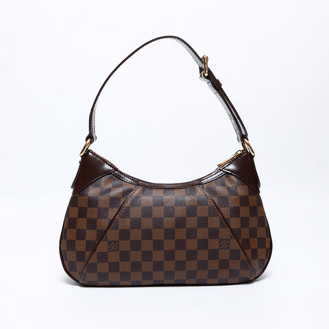 ルイ・ヴィトン LOUIS VUITTON ダミエ テムズ ショルダーバッグ ブラウン WS9598