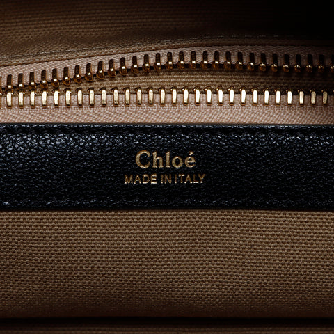 クロエ Chloe レザー ハンドバッグ ブラック WS9599