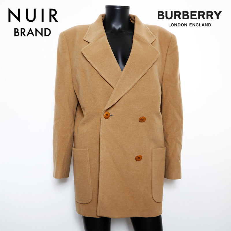 BURBERRY ブラウン ピーコート バーバリー BURBERRY ダブル ウール Size:11 コート ブラウン WS9605