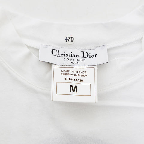 クリスチャンディオール Christian Dior SizeM ロゴ タンクトップ タンクトップ ホワイト WS9613