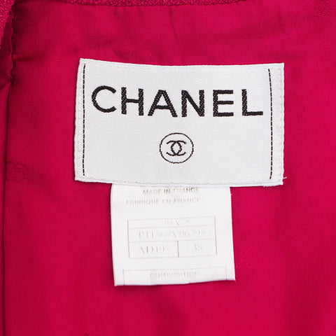 Chanel Size38 98A Double Coco Mark Button Jacket Pink WS9615